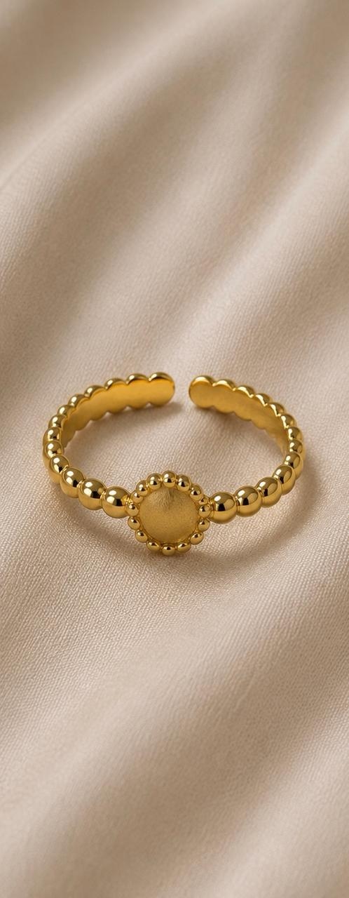 Anillo Esfera Champagne, fotografía 1