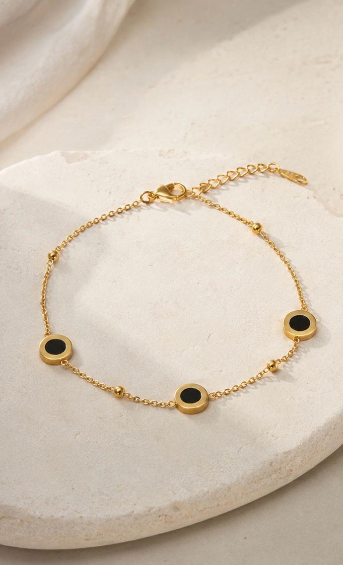 Pulsera Círculos Ónix, fotografía 1
