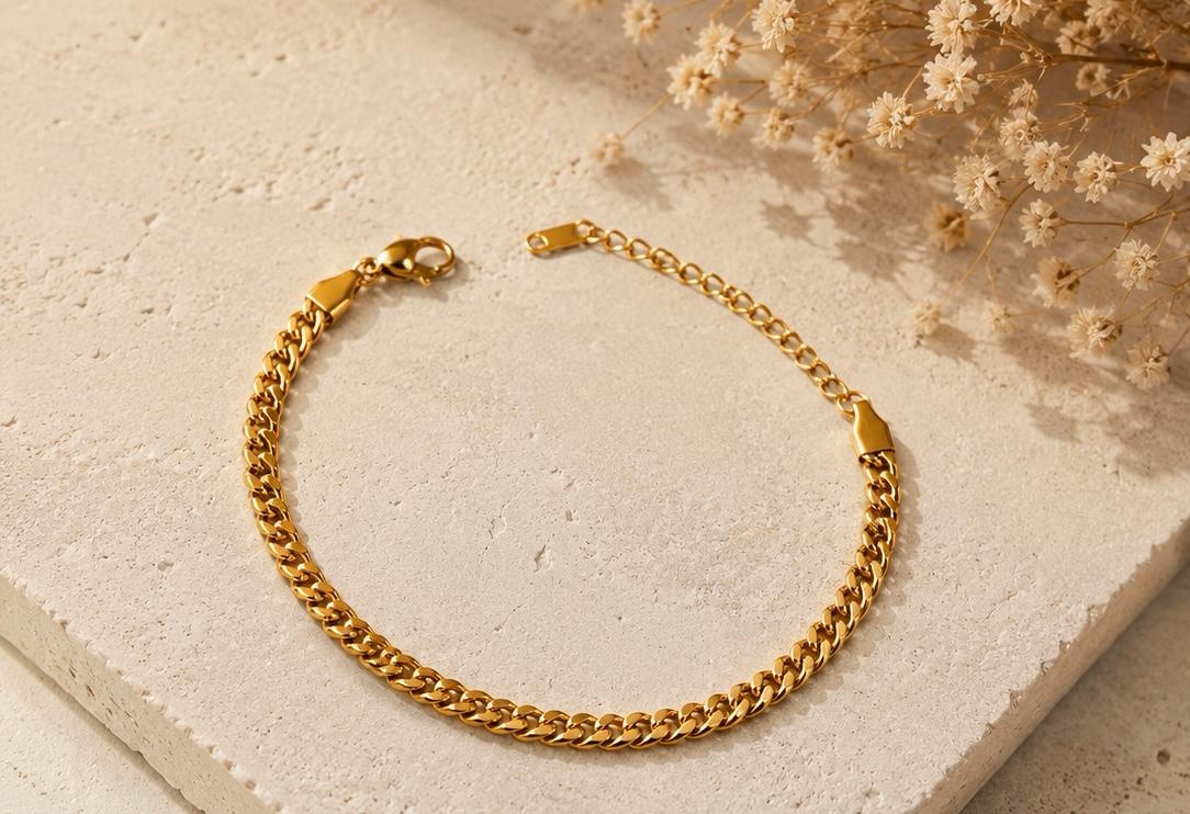 Pulsera Cubana Fina, fotografía 1