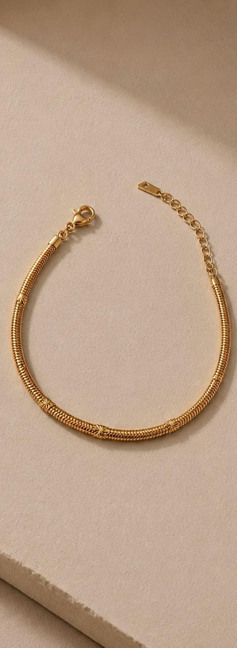 Pulsera Espiga Dorada, fotografía 1